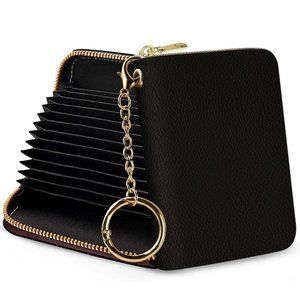 Black Credit Card Holder RFID Wallet